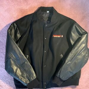 Vintage NY‎ Yankee 25 World Series Champs Wool Leather Jacket